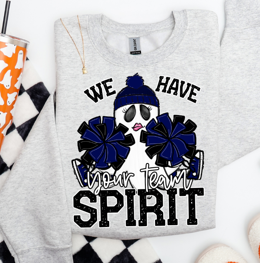 Custom (Ghost Cheerleader Mascot) - Design/Mock Up