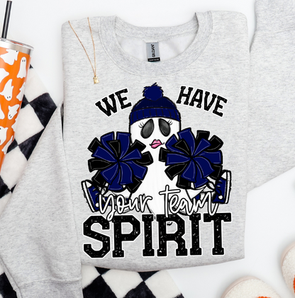 Custom (Ghost Cheerleader Mascot) - Design/Mock Up