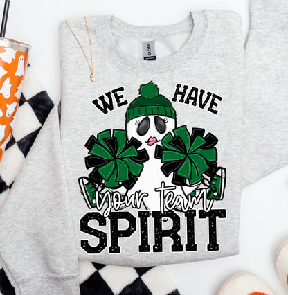 Custom (Ghost Cheerleader Mascot) - Design/Mock Up