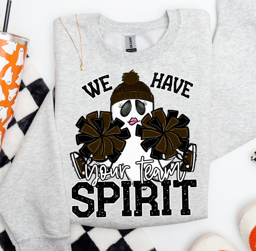 Custom (Ghost Cheerleader Mascot) - Design/Mock Up
