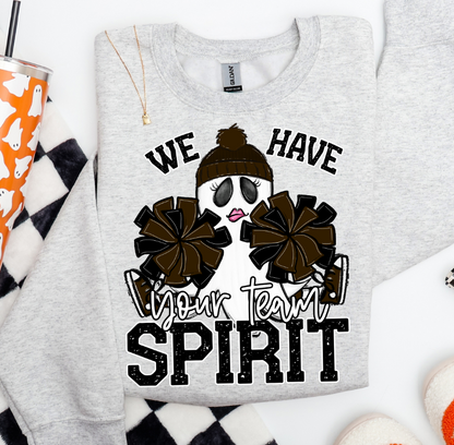 Custom (Ghost Cheerleader Mascot) - Design/Mock Up