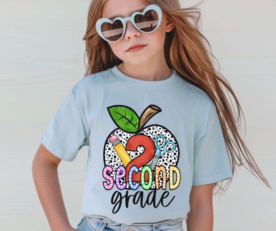 Second Grade (School Apple Grade Level) - DTF