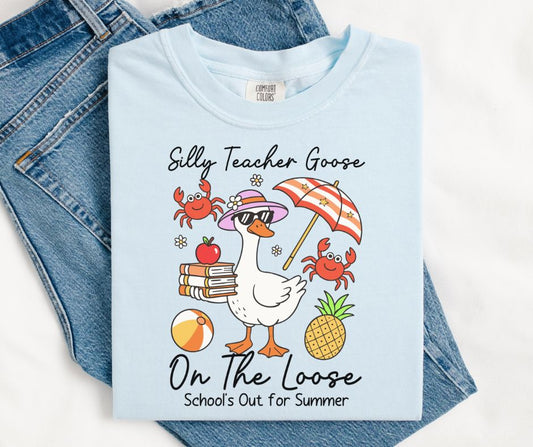 Silly Teacher Goose on the loose - DTF