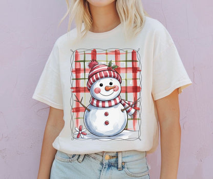 Snowman Frame - DTF