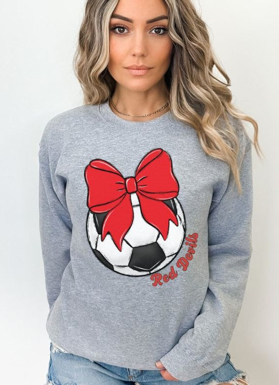 Red Devils Bows and Balls (Sports Package)  - DTF