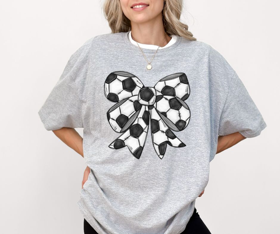 Sports Bow (Soccer) - DTF