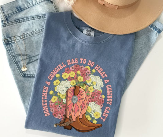 Sometimes a Cowgirl has to do what a Cowboy Can't - DTF