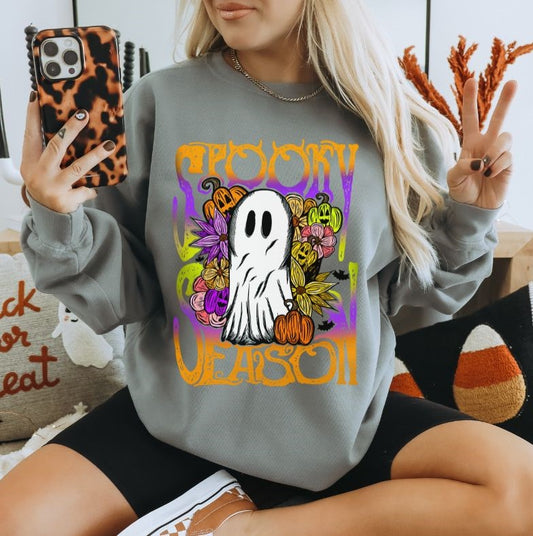 Spooky Season with ghost - DTF