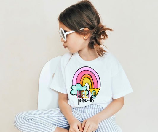 Hello Pre-K Rainbow - YOUTH - DTF