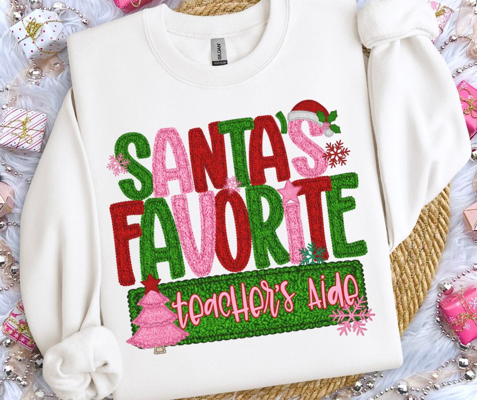 Teachers Aide (Santa's Favorite) - DTF