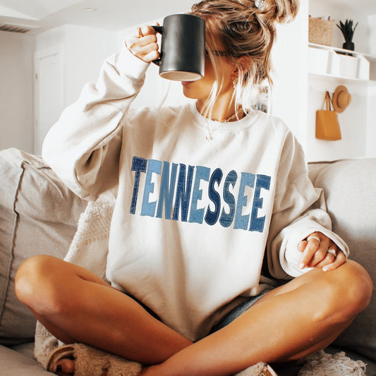Tennessee (Denim Stitch State) - DTF