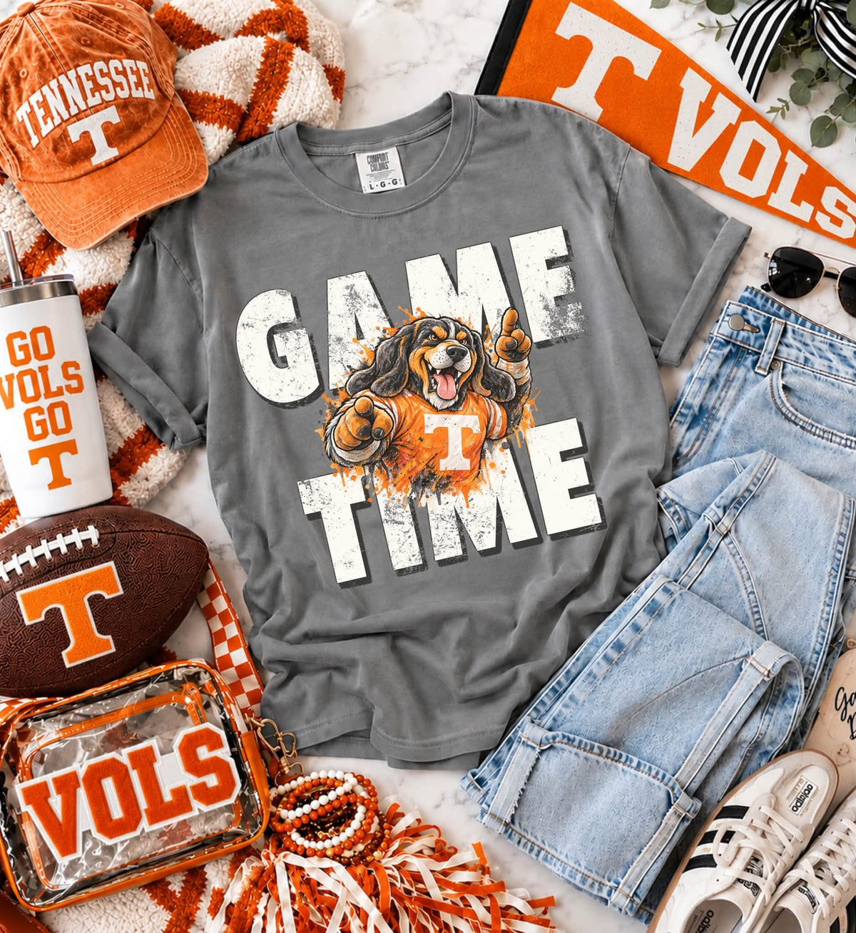 Tennessee (Distressed Game Time Mascots) - DTF