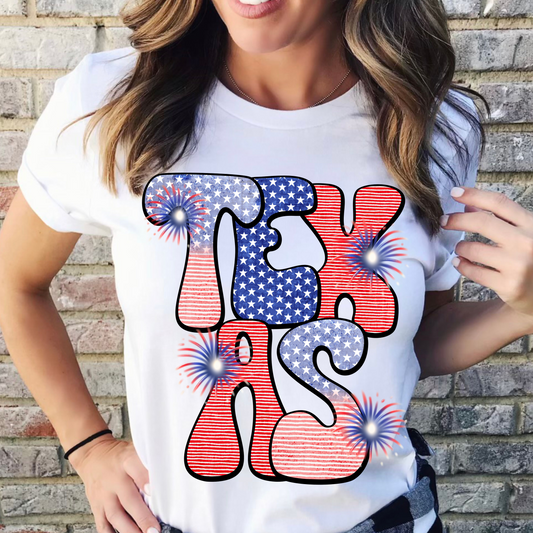 Texas (States - Patriotic) - DTF