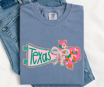 Texas (Preppy Floral Flag State) - DTF