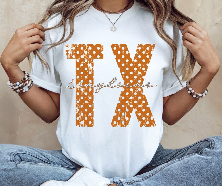 Texas (Polka Dot College) - DTF