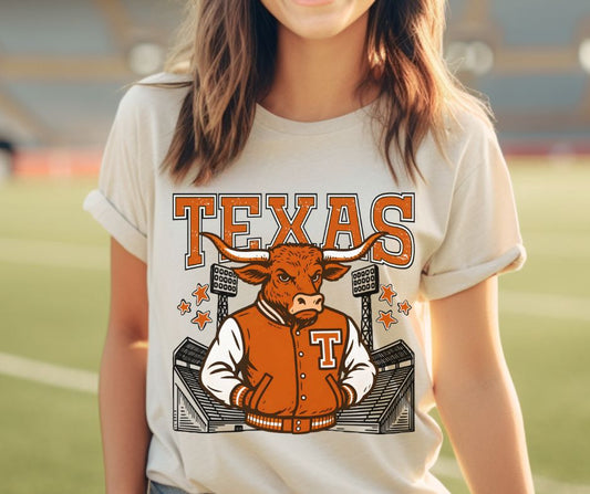 Texas - Longhorns (College Letterman Mascot) - DTF
