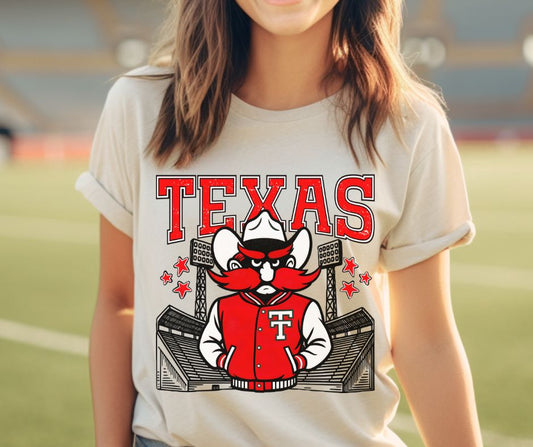 Texas Tech (College Letterman Mascot) - DTF