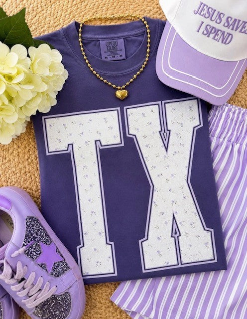 Texas (Purple Floral State) - DTF