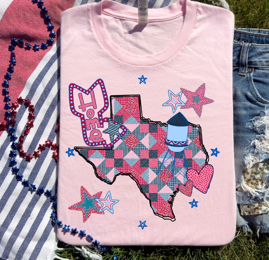 Texas (Patchwork Home States) - DTF