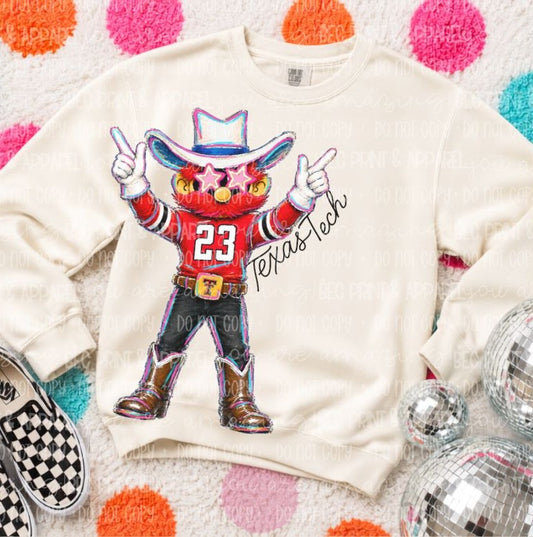 TX Tech (Rockin Mascot College) - DTF