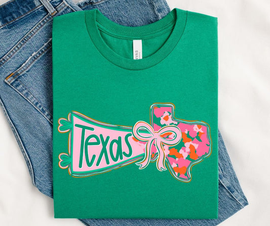 Texas (Preppy Floral Flag State) - DTF