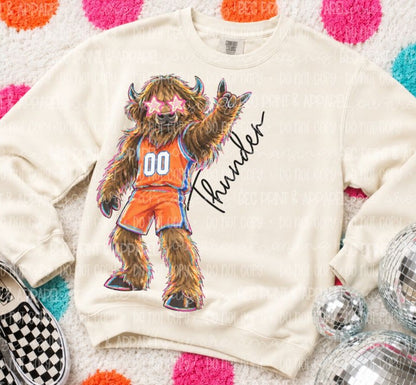 Thunder (Rockin NBA Mascot) - DTF