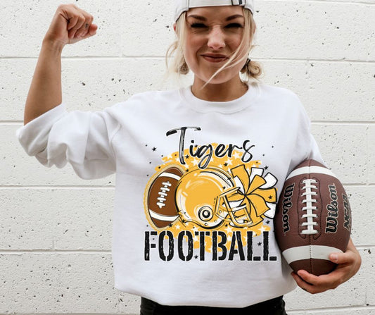 Tigers - Yellow Gold (Stars Football Mascots) - DTF
