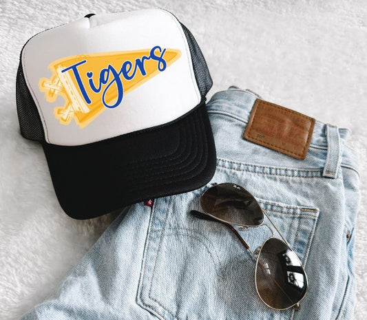 Tigers - Yellow Gold/Royal Blue (Pennant Party Mascots) - DTF