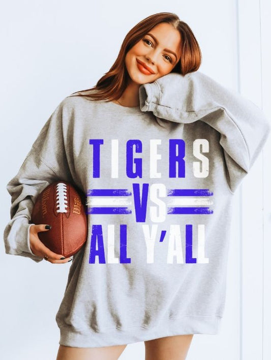 Tigers - Royal Blue/White (Mascots VS All Yall) - DTF