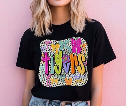 Tigers (Colorful Bows Mascot) - DTF