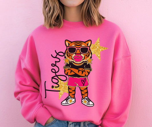 Tigers (Glitzy Mascots) - DTF