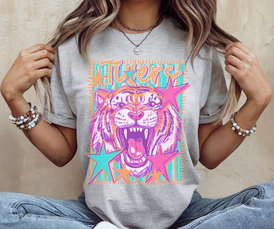 Tigers (Colorful Stars Mascot) - DTF