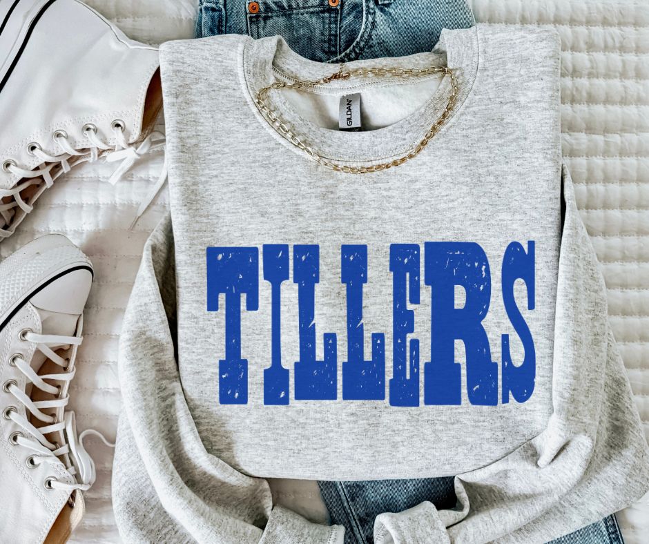 Tillers - Royal Blue (Mixed Up Mascot) - DTF