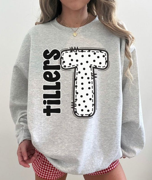 Tillers (Polka Dotted Letter Mascots) - DTF
