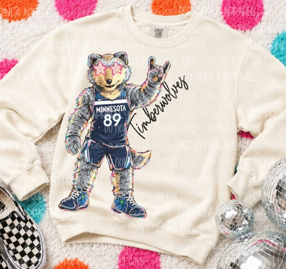 Timberwolves (Rockin NBA Mascot) - DTF