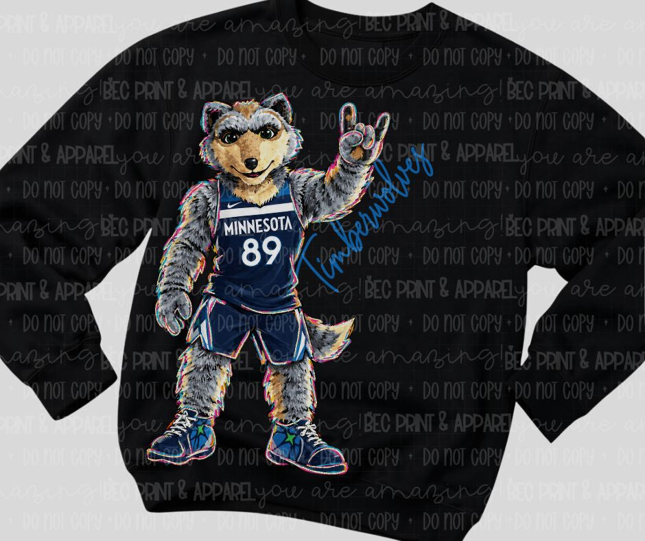 Timberwolves (Rockin NBA Mascot) - DTF