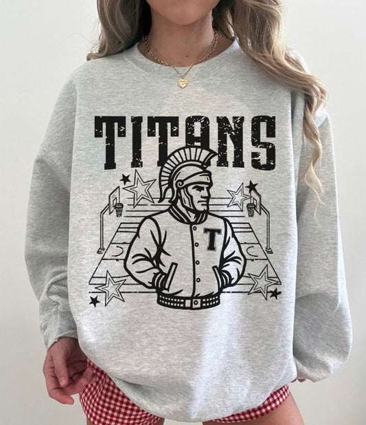 Titans (Basketball Letterman Mascot) - DTF