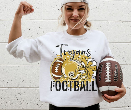 Trojans - Vegas Gold (Stars Football Mascots) - DTF