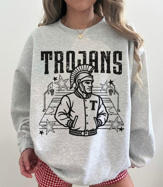 Trojans (Basketball Letterman Mascot) - DTF