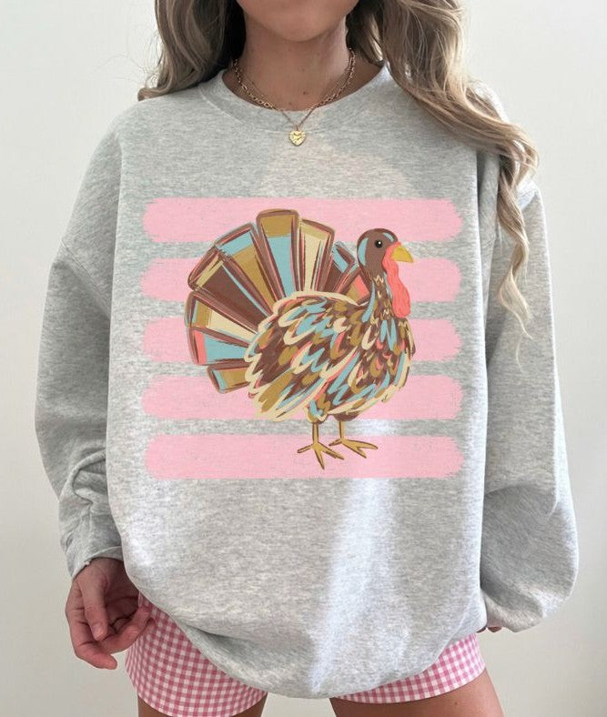 Turkey (Pastel Stripes) - DTF