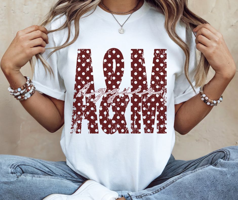 A&M (Polka Dot College) - DTF