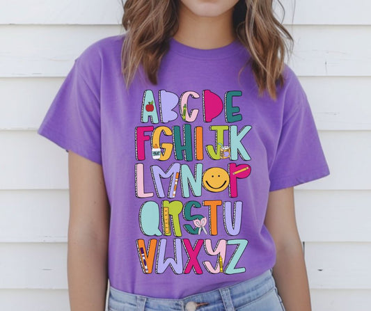 Teacher Alphabet - DTF