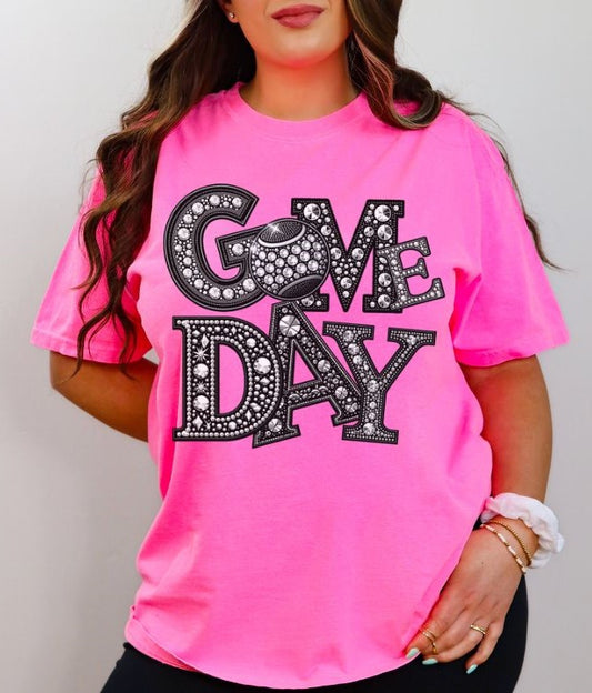Tennis (Game Day Faux Rhinestones) - DTF