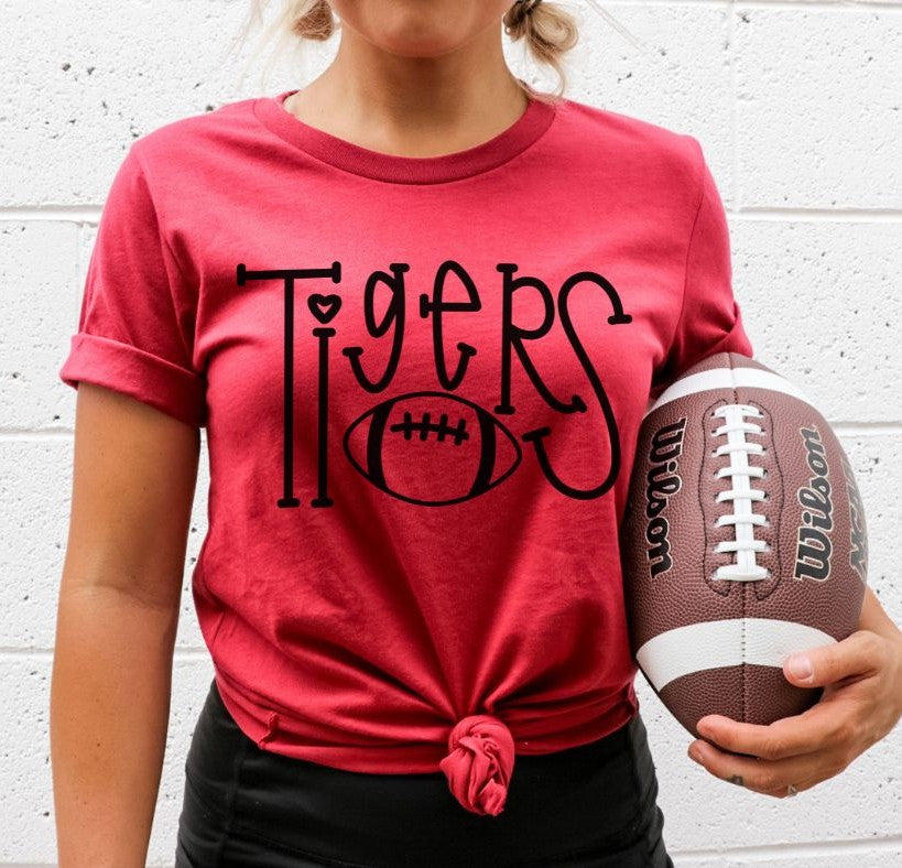 Tigers (Doodle Football Mascots) - DTF
