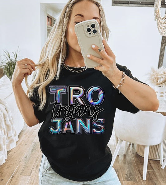 Trojans (Holographic Mascots) - DTF