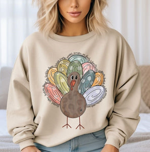 Turkey (with words surrounding) - DTF