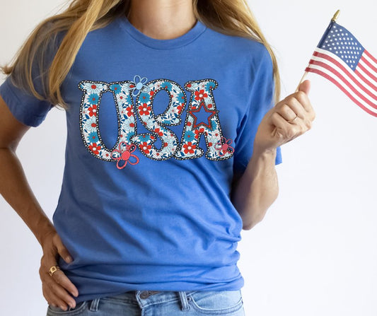 USA (Groovy Floral) - DTF