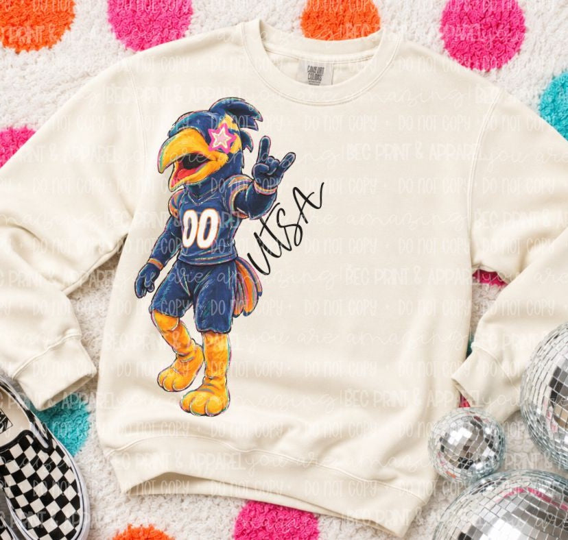 UTSA (Rockin Mascot College) - DTF