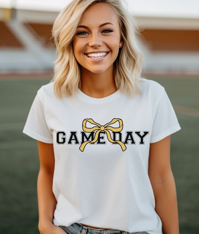 Game Day Coquette (Vegas Gold) - DTF