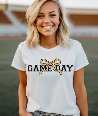 Game Day Coquette (Vegas Gold) - DTF